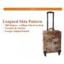 Professional Trendy Trolley Makeup Case -04 (Leopard Skin)