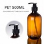 12pcs/lot 300ml 500ml Brown Green PET Plastic Bottles.