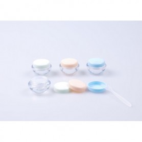 24pcs/Lot of 10g Plastic Sample Cosmetic Jar.