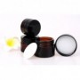 20PCS/Lot of 10g 20g 30g 50g & 100g Brown Empty Amber Glass Jar Makeup Case Glass Jar with Black Plastic Cap Lid Inner Liner Cos