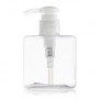 6pcs-Lot  250ml Plastic PET Empty Soap Shampoo Pump Square Bottle Lotion Shower GEL