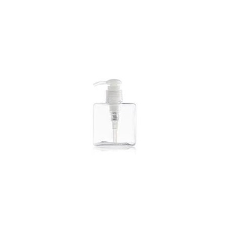 6pcs-Lot  250ml Plastic PET Empty Soap Shampoo Pump Square Bottle Lotion Shower GEL