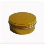 20pcs-Lot 150ml Gold Aluminum Jar With Screw Lid.