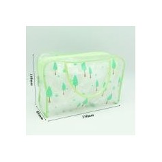 4 Colors-Lot Transparent Waterproof Cosmetic Bags Toiletry Bathing Pouch