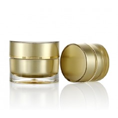 30pcs/Lot 5g Gold or Silver Round Acrylic Cream Jar.
