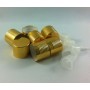 20pcs/Lot 5ml to 100ml Glass Dropper Bottles with Aluminium Gold Screw Cap and Inner Pointed Stopper
