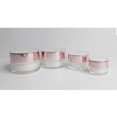 20pcs/lot 5g 10g 15g 30g Acrylic Pearl Jar Cream Pot Makeup Sample Cream Jars Packaging Bottle.