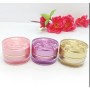 20pcs/Lot of 10g Cream Jar with Rose Pattern Lid, Cosmetics Skin Care Cream Jar