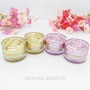 20pcs/Lot of 10g Cream Jar with Rose Pattern Lid, Cosmetics Skin Care Cream Jar