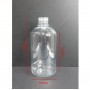10pcs/Lot of 500ml Clear PET Bottle with Black/White Pump Dispenser.