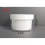 50ml,100ml,250ml double wall Cream white jar Cosmetic container empty cream jar.