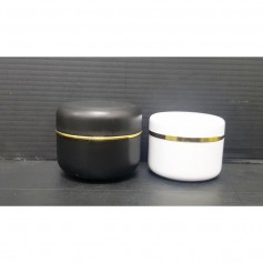 20pcs/lot of 10g  Cream Jar with gold line cap empty cosmetic jar