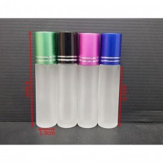 12pcs/Lot 8ml Sand Glass Roll On Essential Oil Empty Perfume Bottle With Roller Ball