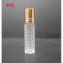 30pcs/Lot 3ml 4ml Roll On Glass Bottles with Gold Cap-Beaute4u
