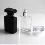 6pcs/Lot of 50ml 30ml Square Flat Glass Perfume Spray Dispensing Cosmetics Portable Empty Bottle.