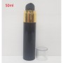 Airless Pump Black Bottle Gold Cap Cosmetic Bottle Lotion Cream Bottles Container.
