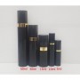 Airless Spray Black Bottle Gold line Cosmetic Bottle Empty Cosmetic Containers.