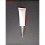 25pcs/Lot5ml,10ml,18ml,30ml Facial Cleanser Cosmetics Soft Tube(Pearl White)w.silver cap