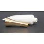 25pcs/Lot 5ml,10ml,18ml,30ml Facial Cleanser Cosmetics Soft Tube(Pearl White) w.gold cap