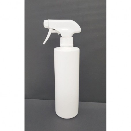 500ml HDPE White Bottle With Trigger Spray For Sanitizer.