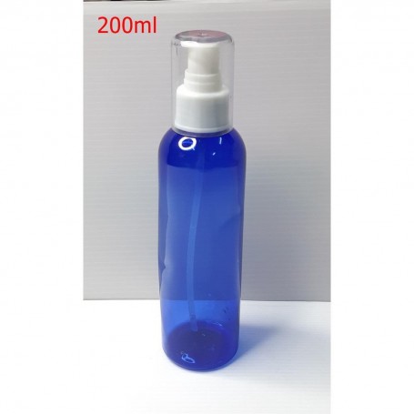 12pcs/lot of 200ml Empty PET Violet Bottle with Pump Dispenser For Cleansing, Sanitizers