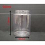 500ml 400ml round Clear PET Container Plastic bottle With LUG Cap.