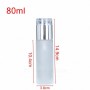 20pcs/of 80ml Empty Lotion Cream Frosted Glass Bottles Dispenser Containers for Skin Care Cream Cosmetic