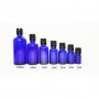5ml 10ml 15ml 20ml 30ml 50ml and 100ml Blue Dropper Bottles w/Black Tamper Proof Caps for essential Oils.