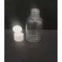 12Pcs/lot 50ml,75ml&100ml Clear PET Plastic Bottle Flip cap White Empty Cosmetic Containers, Cleansing