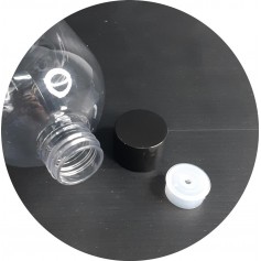 ReadyStock/ 300ml Clear PET Bottle screw cap Bottle