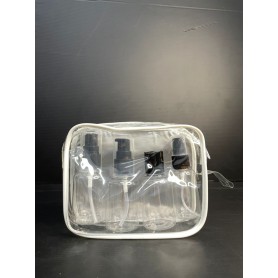 PVC Multipurpose Plastic Clear Travel Cosmetic Pouch Bag