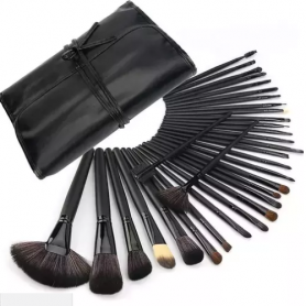 High Quality 32 pieces Makeup Brush Set Kit w Pouch Brushes Set