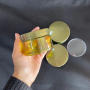Malaysia Ready Stock 1PC 100ml Empty Green Cosmetic Jars PET Container Powder Mask Cream Jars