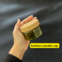Malaysia Ready Stock 1PC 100ml Empty Green Cosmetic Jars PET Container Powder Mask Cream Jars