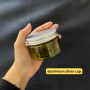Malaysia Ready Stock 1PC 100ml Empty Green Cosmetic Jars PET Container Powder Mask Cream Jars