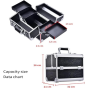Ready Stock Professional Makeup Artist Cosmetic Bag, Large Capacity Makeup Tool Storage Box, Aluminum Alloy Frame*2321