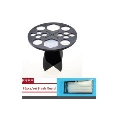 Beaute4u Acrylic Makeup Brushes Dryer Organizer Storage Holder 14 Holes (Buy 1 Free 1 Set Protective Brush Net Guard) -
