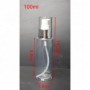 20pcs-lot of 60ml- 80ml- 100ml & 120ml Empty Refillable PET Clear Bottle with Lotion Pump For Cleansing Sanitizers