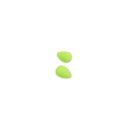 Beaute4u 2 Pcs Micro Mini Beauty Blending Blender Sponge - Green Teardrop - Fulfilled By Beaute4u