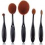 5 pc Oval Brush Foundation Makeup Brushes Set