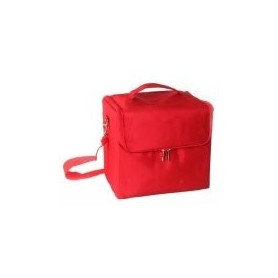 Makeup Professional Storage Beauty Box Travel Organizer Cosmetic Carry Case Red Color