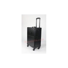 Professional Trolley Cosmetic Make Up Case -02 (Black Color)